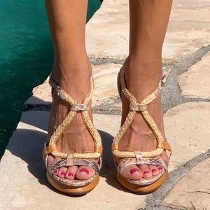 Alexandre Birman snakeskin heel, size 8